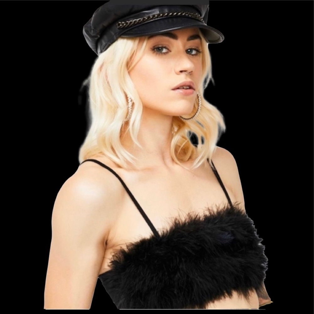 Black Bandeau Marabou just for YOU!